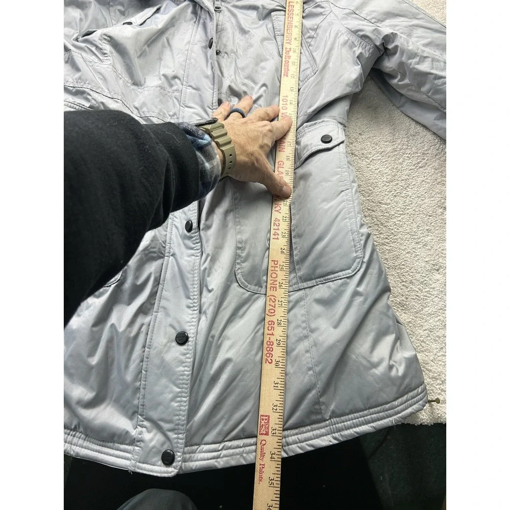 Madden Girl Removable Faux Fur Parka XL Gray Heavy Winter Coat Gorpcore Snow